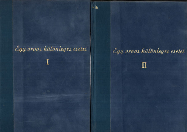 Gy. Szentkláray Olga (ford.) - Egy orvos különleges esetei I-II. kötetben 13 db szám ( 3-15. számok ) 3, 4, 5, 6, 7, 8, 9, 10, 11, 12, 13, 14, 15. számok