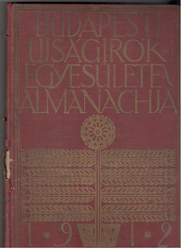 Budapesti jsgrk Egyeslete almanachja 1912