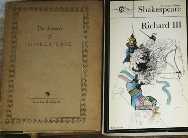 William Shakespeare - 2db angol nyelv� William Shakespeare m� - The Sonnets of Shakespeare, Richard III