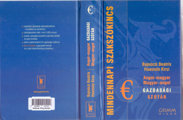 Bajnóczi Beatrix - Haavisto Kirsi - Angol-magyar - Magyar-angol gazdasági szótár (Mindennapi szakszókincs)