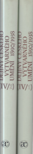 Dejiny cesk�ho vytvarn�ho umeni 1890/1938. IV/1-2.