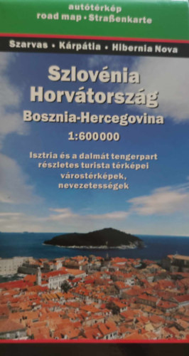 Szlovnia Horvtorszg Bosznia-Hercegovina 1:600000 - Autstrkp