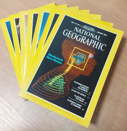 National Geographic - National Geographic 1987.janur, februr, mrcius, szeptember, oktber, november, december (7 db. szrvnyszm)