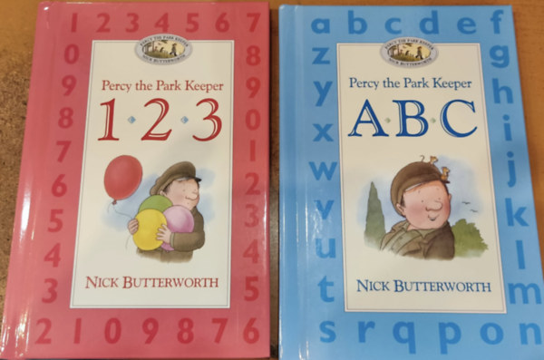 Nick Butterworth - 2 db Percy the Park Keeper: 1 - 2 - 3 + A - B - C