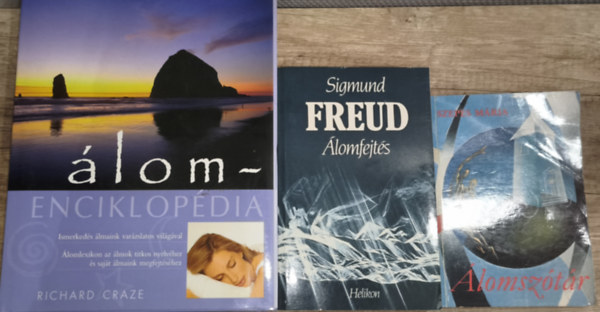 Sigmund Freud, Szepes Mária Richard Craze - 3db álomfejtéssel kapcsolatos mű - Richard Craze-Álomenciklopédia, Sigmund Freud-Álomfejtés, Szepes Mária-Álomszótár