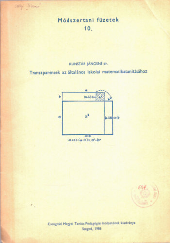 Kunstr Jnosn Dr. - Transzparensek az ltalnos iskolai matematikhoz