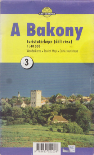 A Bakony turistatrkpe - Dli rsz (1:40 000)