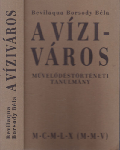 Bevilaqua Borsody Béla - A Víziváros-Művelődéstörténeti tanulmány