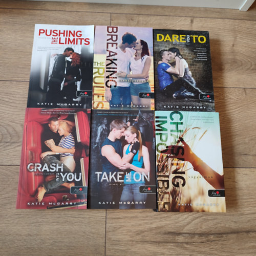 Katie McGarry - Fesz�l� h�r sorozat (6 k�nyv)/Pushing the Limits - Fesz�l� h�r, Breaking the Rules - Szab�lyszeg�k, Dare you to - Aki mer, az nyer, Crash into you - Sz�vkarambol, Take Me On - K�s�rj el!, Chasing Impossible - V�gy�lmok