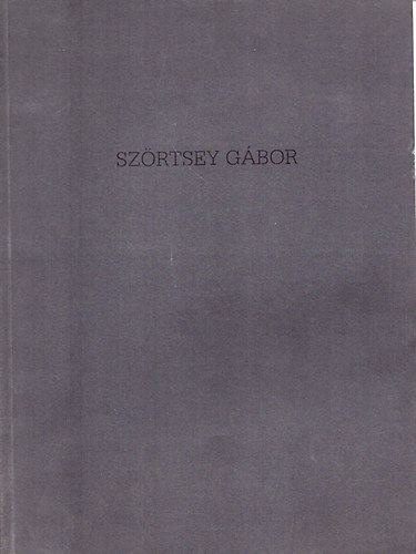 Szörtsey Gábor
