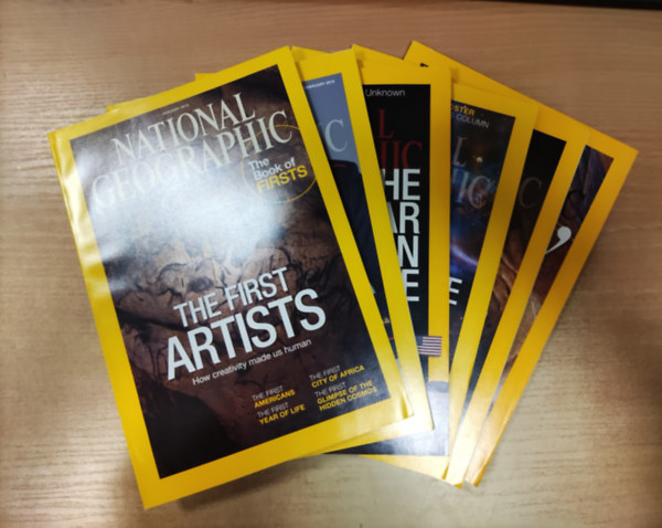 National Geographic 2015 January-February-March-April-October-December (6 db szórványszám)