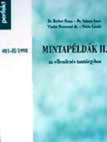 Dr.Birher I.-Dr. Sztan� I.-, Vlad�r Ferencn� V�r�s L�szl� - Mintap�ld�k az ellen�rz�s tant�rgyhoz II.