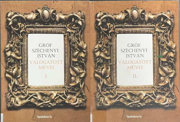 SZERKESZTETTE Berzeviczy Albert - Gr�f Sz�chenyi Istv�n v�logatott m�vei I. - II. (I.: Hitel, Vil�g, St�dium, �ti rajzok - II.: Kelet n�pe, Politikai programt�red�kek, Sz�chenyi-aforizm�k, Sz�chenyi irodalom)