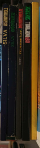 Robert Stone, Maria Sorel, Domj�n L�szl� Silva,Jos�-Miele,Philip - Agykontroll csomag (5 darab) Agykontroll Silva m�dszer�vel; Gy�gy�thatsz; Teljesebb �let-Agykontrollal; Agykontroll sikerek; Agykontroll mesterfokon