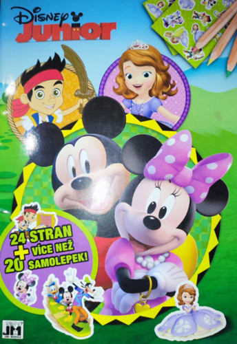 Disney Junior foglalkoztatfzet matrickkal s sznezkkel (cseh nyelv)