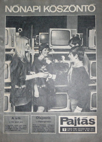 Vasv�ri Ferenc  (szerk.) - Pajt�s XXVII. �vfolyam 9. sz�m