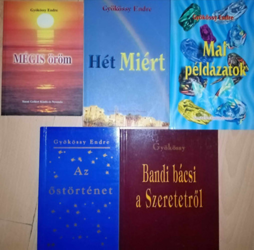 Dr. Gykssy Endre - Gykssy Endre knyvcsomag (5 db) MGIS-rm + Ht mirt + Az strtnet - A teremtstrtnet zenete ma + Mai pldzatok + Bandi bcsi a szeretetrl