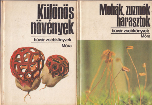 Dr. Ksa Gza, Fehr-F.Gyurk, Dr. Simon Tibor Priszter Szaniszl - 5 db Bvr zsebknyv : Mohk, zuzmk, harasztok + Klns nvnyek + Kna kerti virgai + Havasi virgok + Hagymsok, gumsok