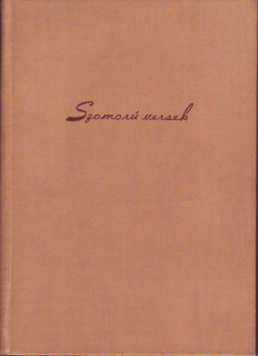 Benits Klára - Szomorú versek