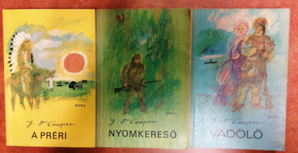 J. F. Cooper - A prri - Vadl - Nyomkeres /3 ktet/