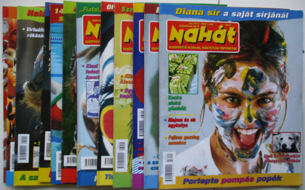 Tbb szerz - Naht Magazin - Elkpeszt oldalak, hihetetlen trtnetek 2003. teljes vfolyam, 12 db. lapszm
