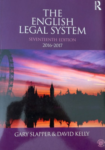 David Kelly Gary Slapper - The English Legal System