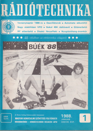 B�kei Ferenc  (F�szerk) - R�di�technika - ( 1988. teljes �vfolyam 1-12. sz. )