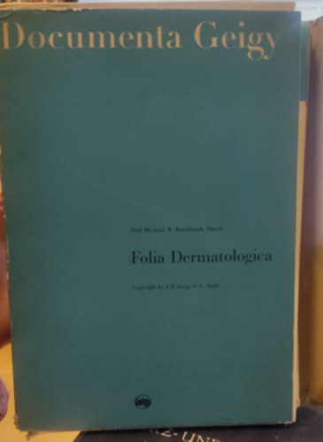 documenta geigy:  folia dermatologica