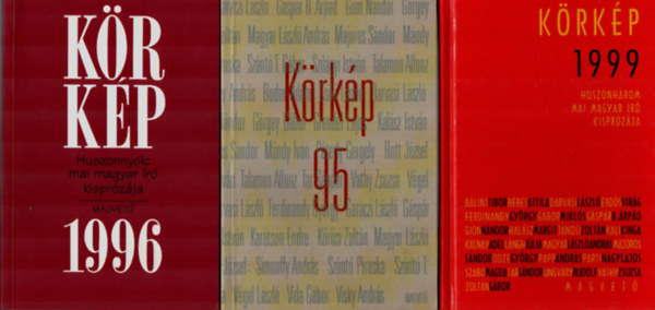 Krmendy Zsuzsanna  Hegeds Mria szerk. (szerk.) - 3 db Krkp 1995, 1996, 1999. ktet.