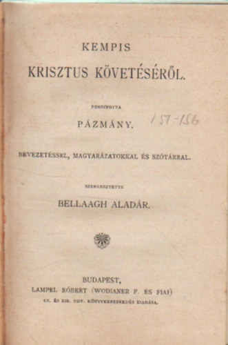 Kempis Tams, Musset, Petfi Sndor, Tbori Rbert, Ouida Jkai Mr - 1.Kempis: Krisztus kvetsrl , 2. Jkai Mor: Ne nylj hozzm  3. Musset : Az jszakk, Wells: Az idgp, Petfi Sndor csaldi versei, Tbori Rbert: Klns trtnetek, Ouida: Tonia