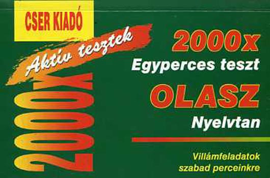 Herwig Krenn - Wilfried Zeuch (szerk.) - 2000x egyperces teszt - olasz nyelvtan
