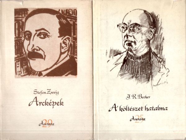 J. R. Becher, Stefan Zweig Malwida von Meysenbug - 3 db irodalomtörténet ( együtt ) 1. A költészet hatalma, 2. Arcképek, 3. Nagy emberekre emlékezem...