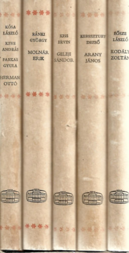 5 db A m�lt magyar tud�sai - Herman Ott�, Moln�r Erik, Geleji S�ndor, Arany J�nos, Kod�ly Zolt�n