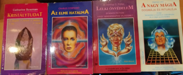 Denning, M.-Phillips, O., Charles Cosimano, Catherine Bowman Eliphas Lévi - 4 db ezotéria: A nagy mágia dogmája és rituáléja + Lelki önvédelem + Az elme hatalma + Kristálytudat
