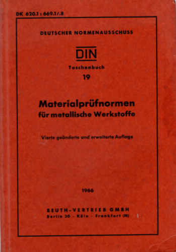 Materialprüfnormen für metallische Werkstoffe