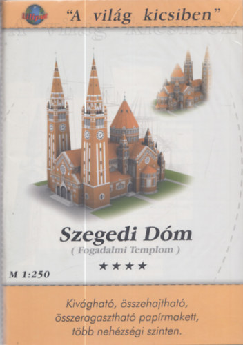 Szegedi Dm (Fogadalmi templom) (A vilg kicsiben M 1:250) (paprmakett)