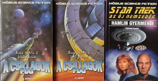 John Barnes Buzz Aldvin Carmen Carter - STAR TREK az j nemzedk: Hamlin gyermekei + A csillagok fiai I-II. (3 m)