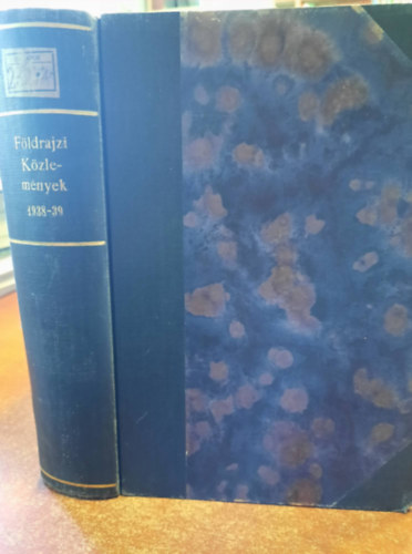 ismeretlen - Földrajzi közlemények