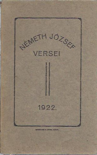 N�meth J�zsef - N�meth J�zsef versei (Dedik�lt!)