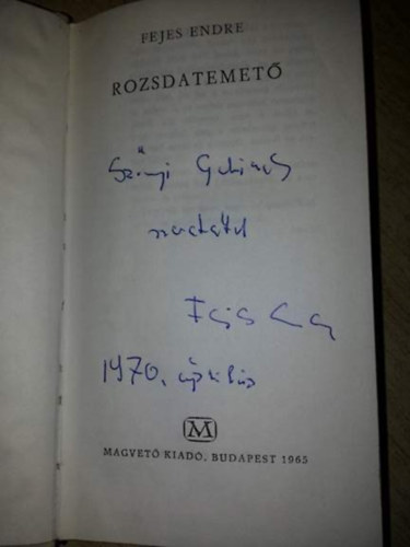 Fejes Endre - Rozsdatemet�