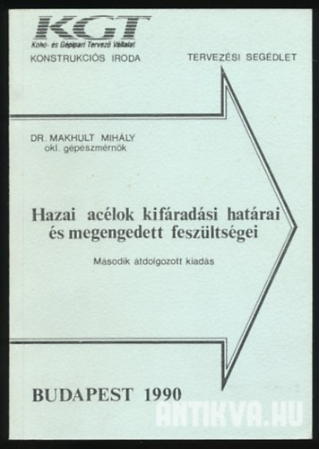 Dr.Makhult Mihly okl.gpszmrnk - Hazai aclok kifradsi hatrai s megengedett feszltsgei