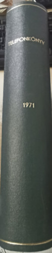 Budapesti egyéni előfizetők telefonkönyve 1971