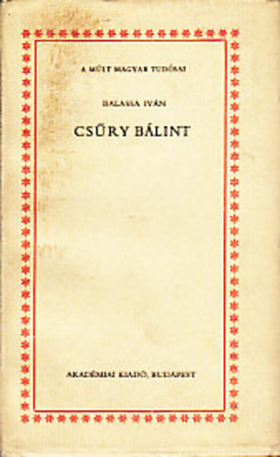 Balassa Ivn - Csry Blint