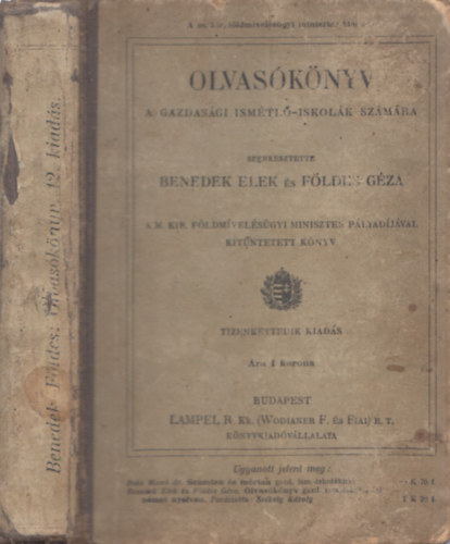 Benedek  Elek; Fldes Gza - Olvasknyv a gazdasgi ismtl iskolk szmra