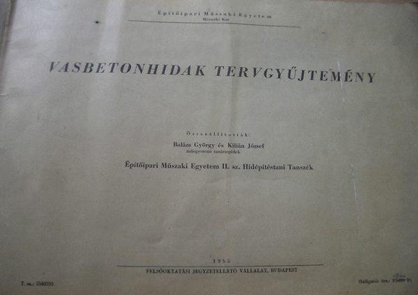 Bal�zs-Kili�n - Vasbetonhidak tervgy�jtem�ny
