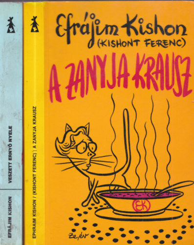 Ephraim Kishon - 2 db Kishont Ferenc reg�ny: Veszett erny� nyele + A zanyja Krausz