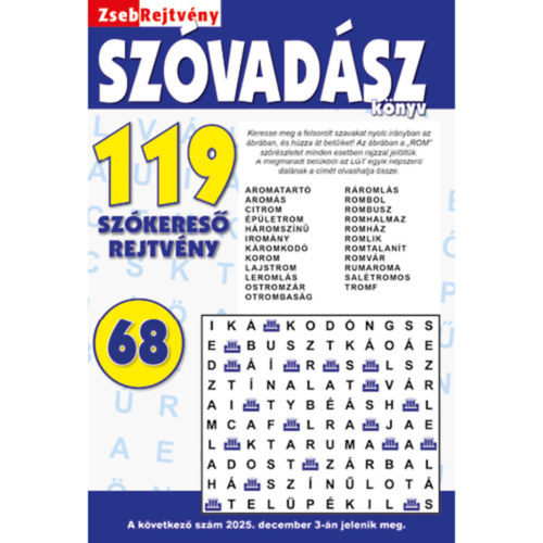 Zsebrejtv�ny Sz�vad�sz k�nyv 68.