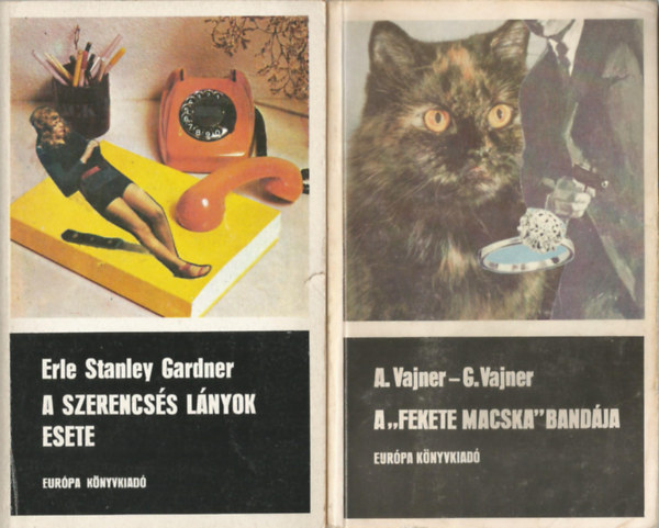 2 db krimi, Erle Stanley Gardner: A szerencss lnyok esete, A. Vajner-G. Vajner: A "Fekete Macska" bandja
