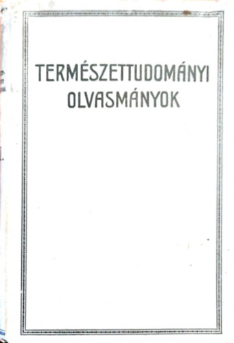 Szternyi Hug - Termszettudomnyi olvasmnyok III.