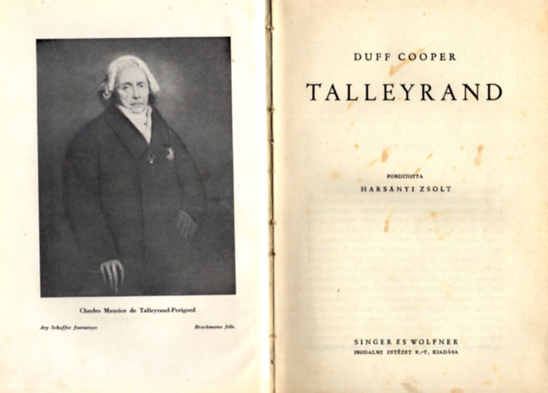 Duff Cooper - Talleyrand